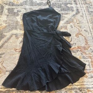 black princess polly one shoulder dress